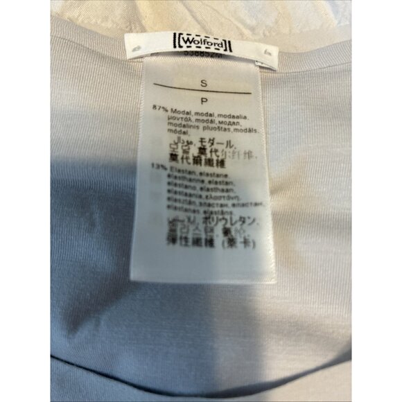 Wolford Women’s Solid Light Gray Crew Neck Tank Top Modal Elastane Small - Picture 3 of 4